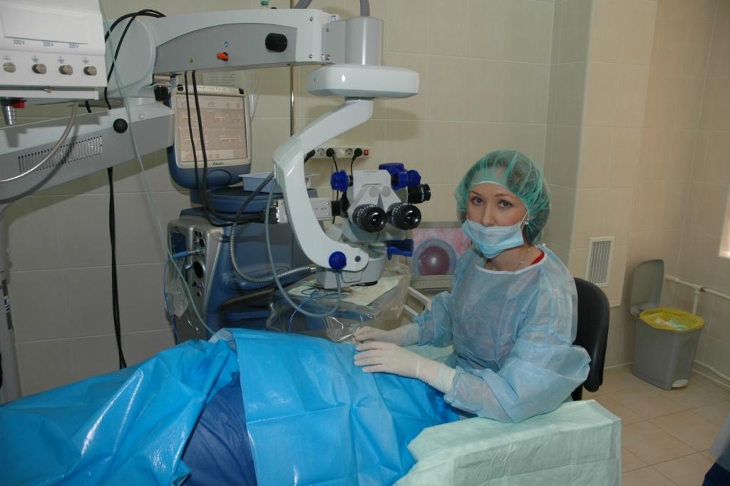 факоэмульсификация катаракты с имплантацией интраокулярной линзы